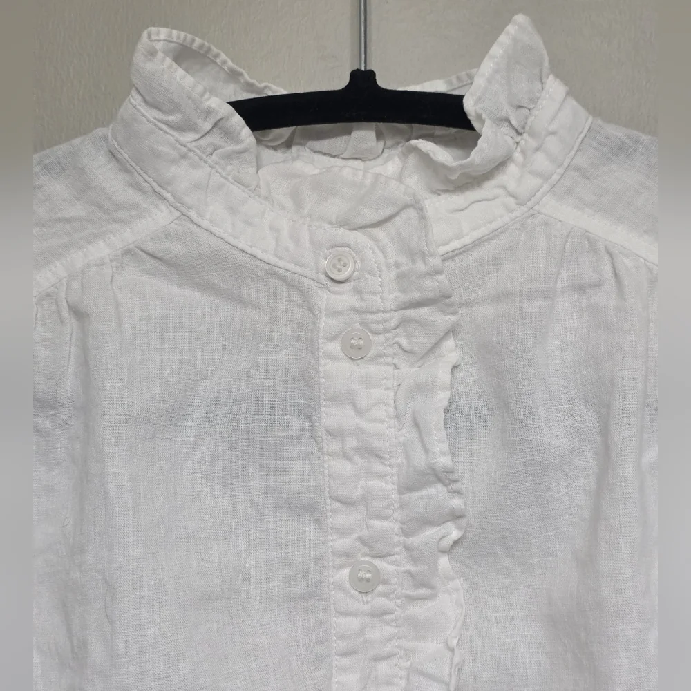 H&M White Ruffled Top - Picture 3 of 5